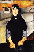 Amedeo Modigliani Young Woman of the People Germany oil painting artist